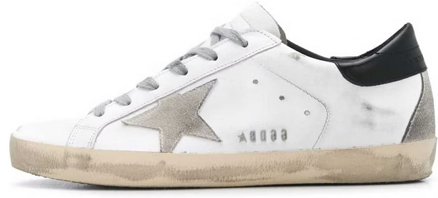 Golden Goose Super Star White Black