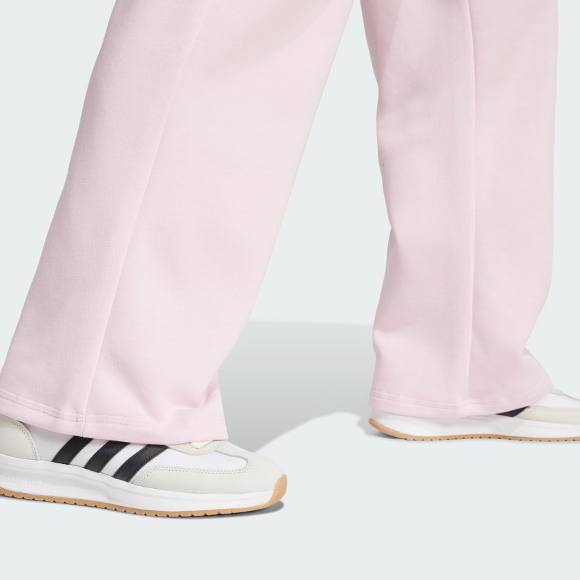 Women's adidas Essentials Small Logo Feel Cozy Open-Hem Pants
