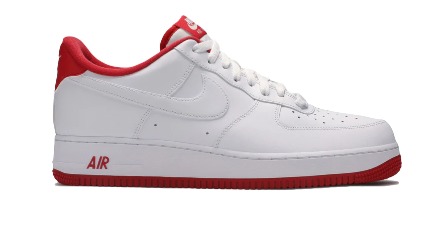 Force 1 Low White University Red (GS)