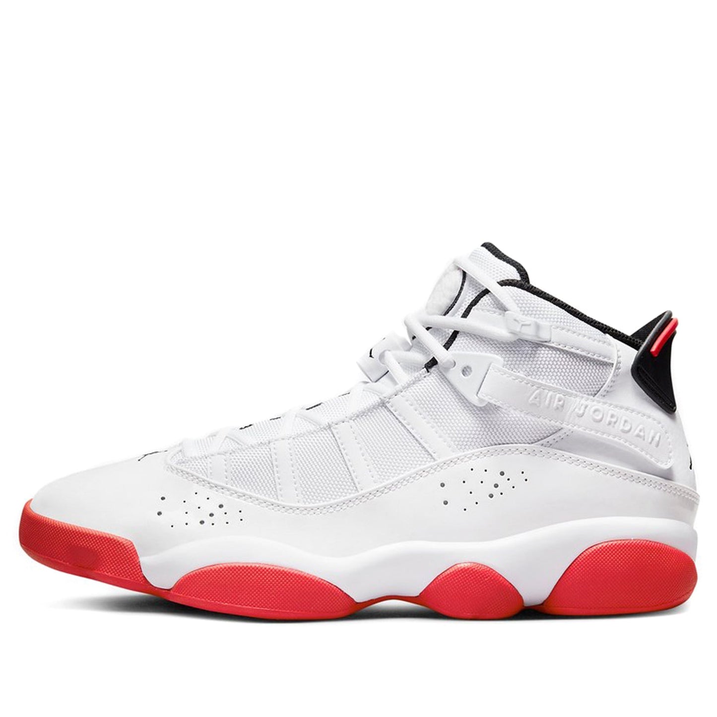 Air Jordan 6 Rings 'White University Red' 322992-160 Iconic Trainers