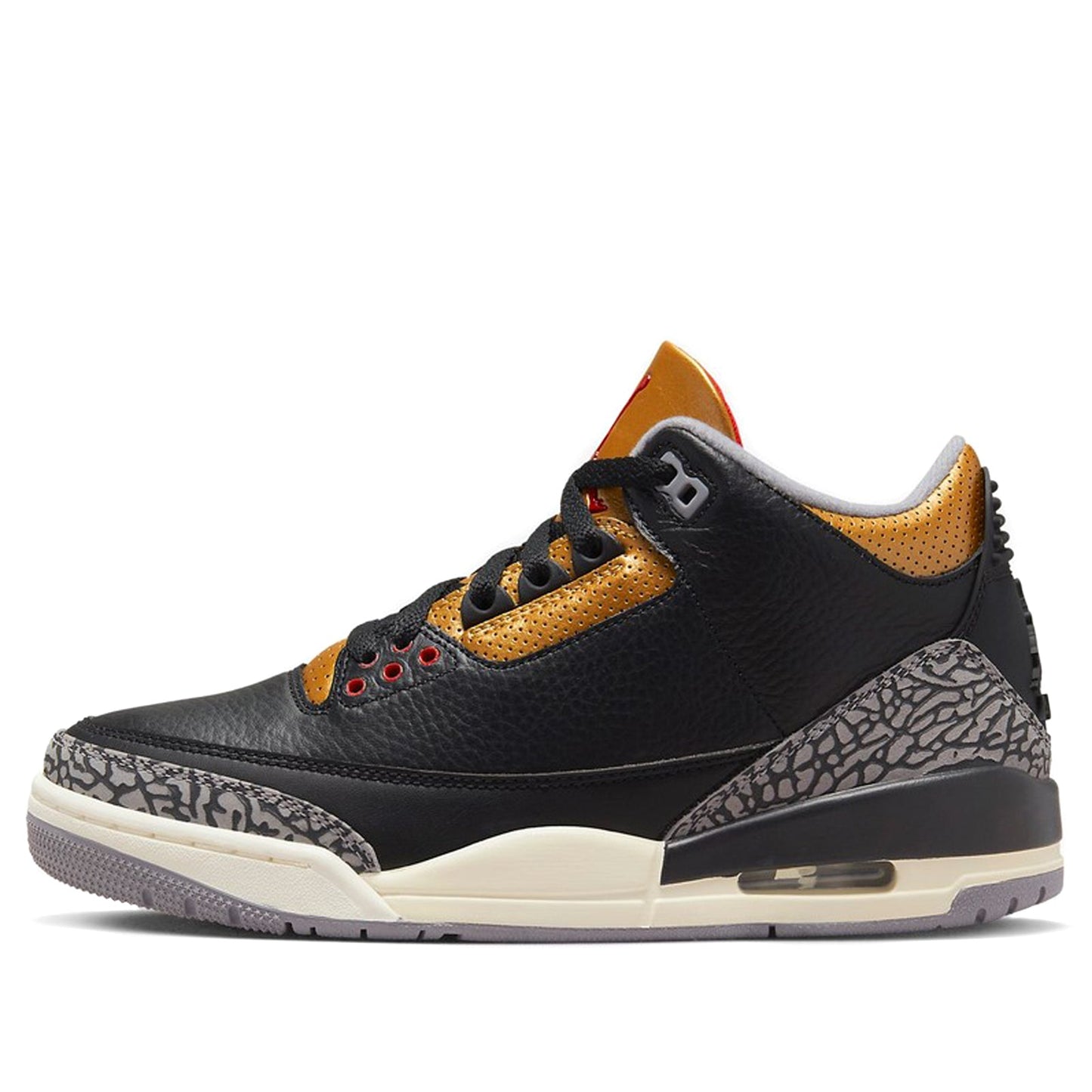 (WMNS) Air Jordan 3 Retro 'Black Gold' CK9246-067 Vintage Sportswear