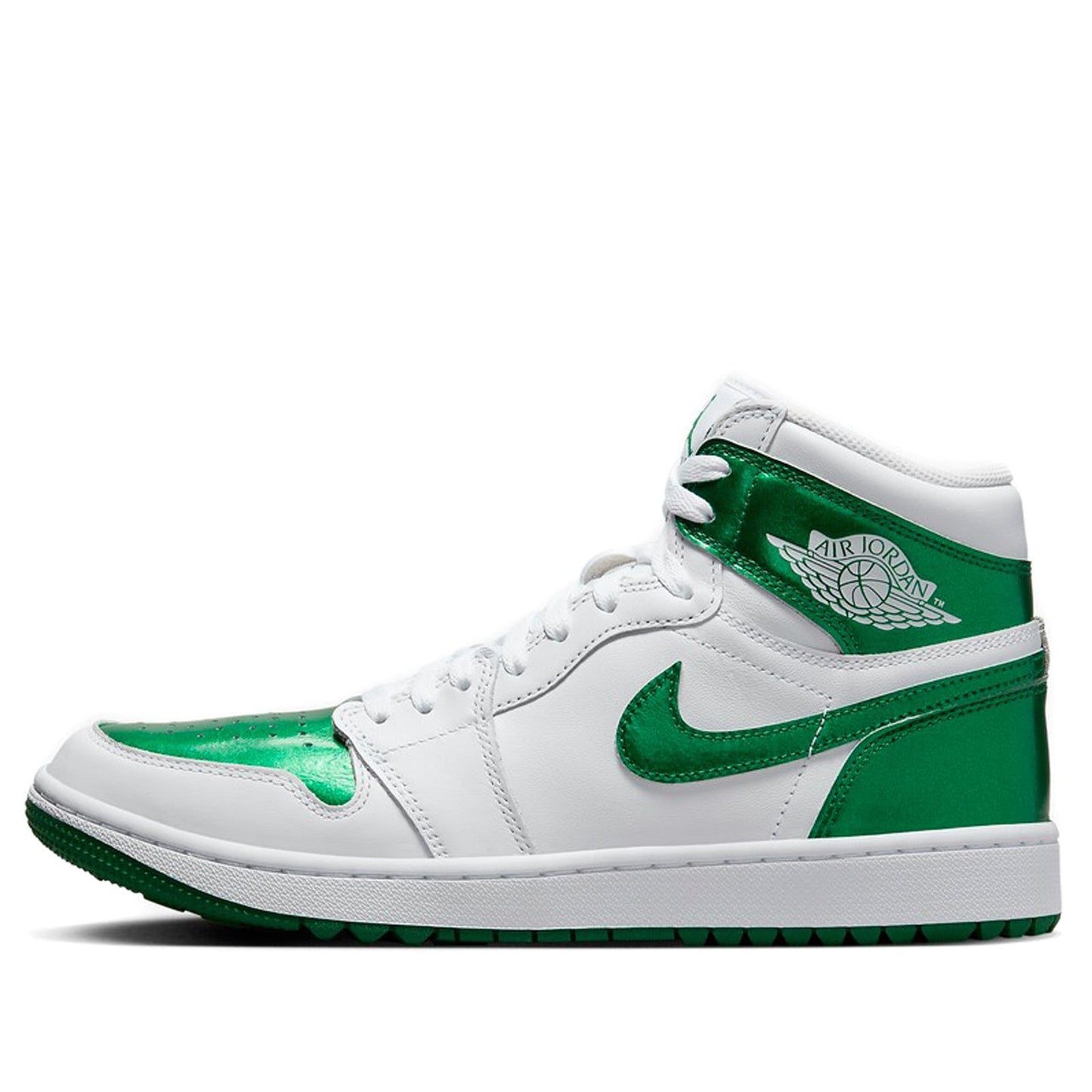 Air Jordan 1 Retro High Golf 'Metallic Green' DQ0660-130 Signature Shoe