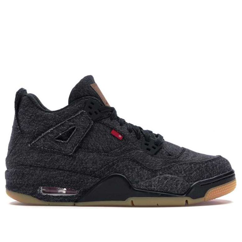 Air Jordan 4 BGx Levi's AQ9103-001-R Signature Shoe