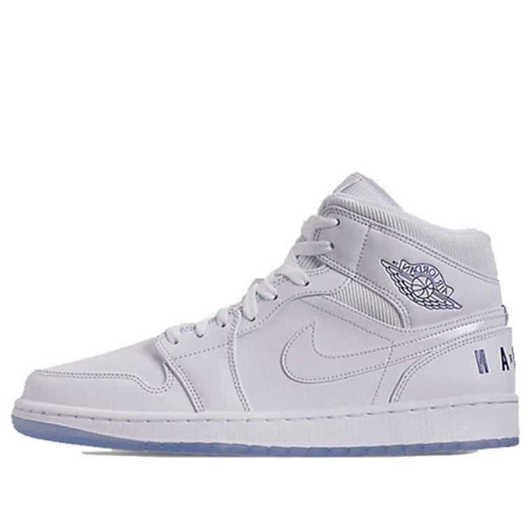 Air Jordan 1 Retro Mid 'White Concord' BQ6578-100 Vintage Sportswear