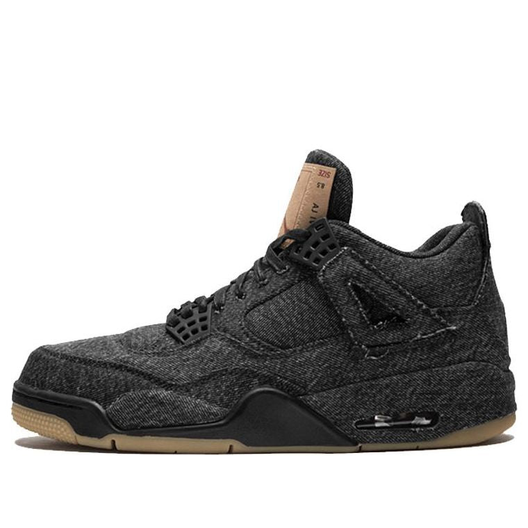 Levi's x Air Jordan 4 Retro 'Black Denim' AO2571-001 Vintage Sportswear