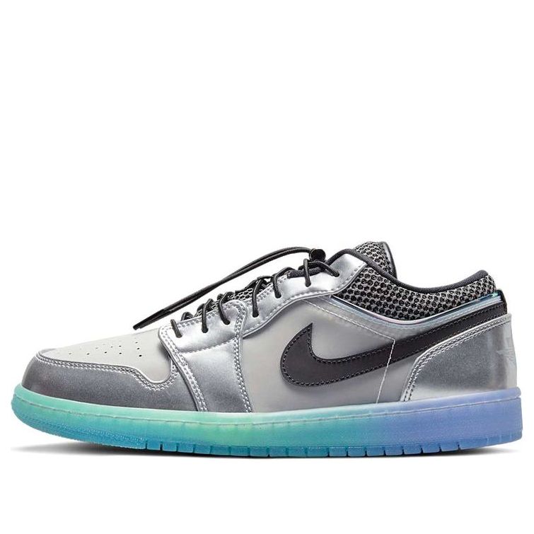(WMNS) Air Jordan 1 Low SE 'Metallic Silver Gradient' DJ5199-109 Iconic Trainers