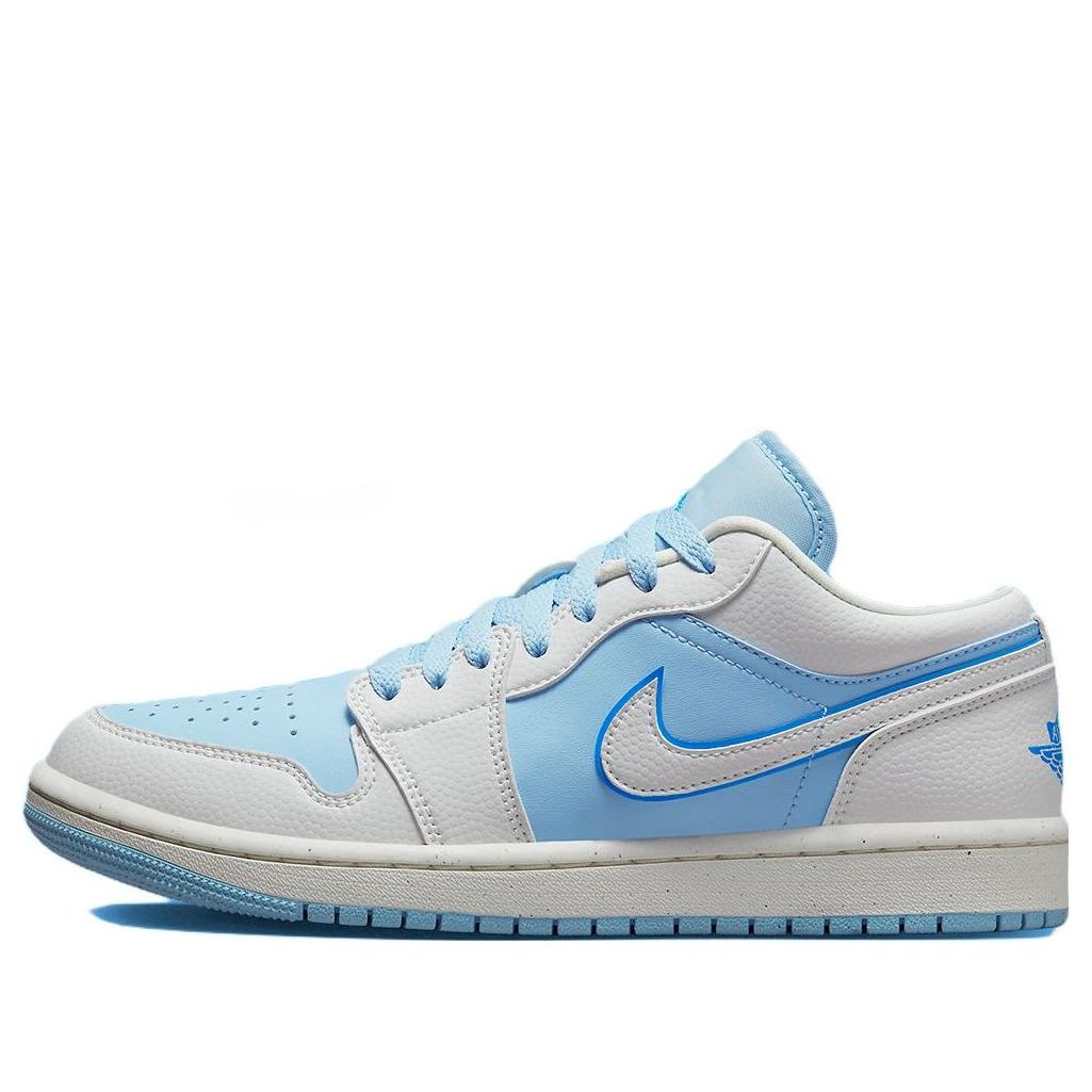 (WMNS) Air Jordan 1 Low SE 'Reverse Ice Blue' DV1299-104 Epoch-Defining Shoes
