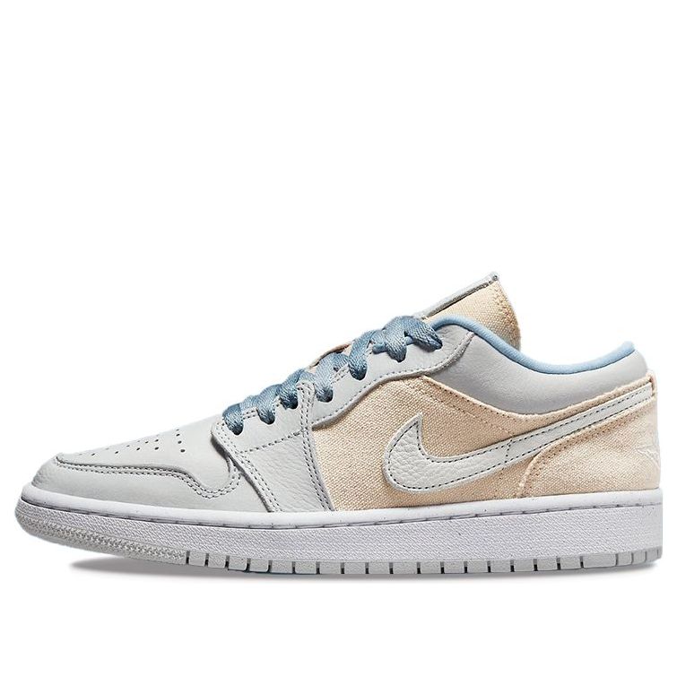 (WMNS) Air Jordan 1 Low 'Sail Canvas' DQ4151-500 Classic Sneakers