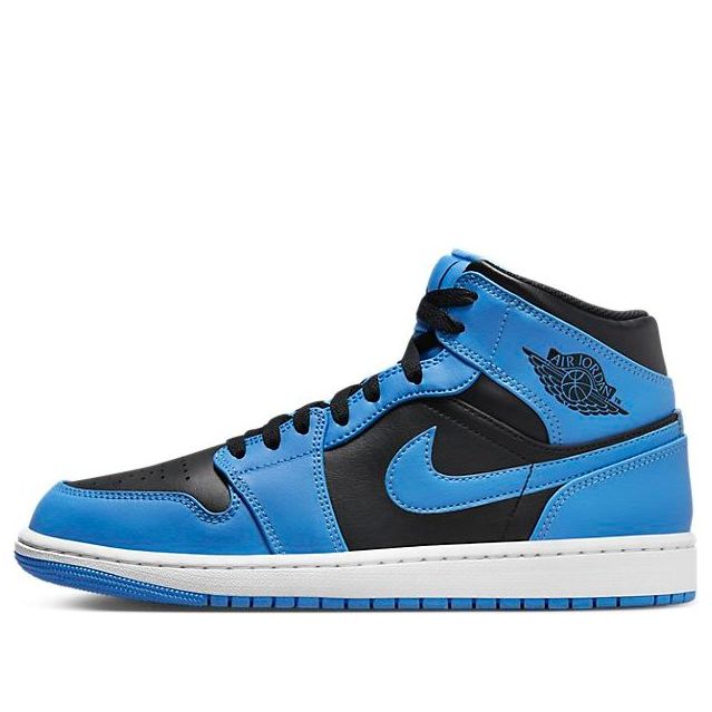 Air Jordan 1 Mid 'University Blue Black' DQ8426-401 Iconic Trainers