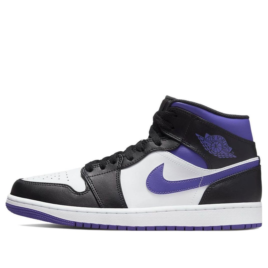 Air Jordan 1 Mid 'Dark Iris' 554724-095 Classic Sneakers