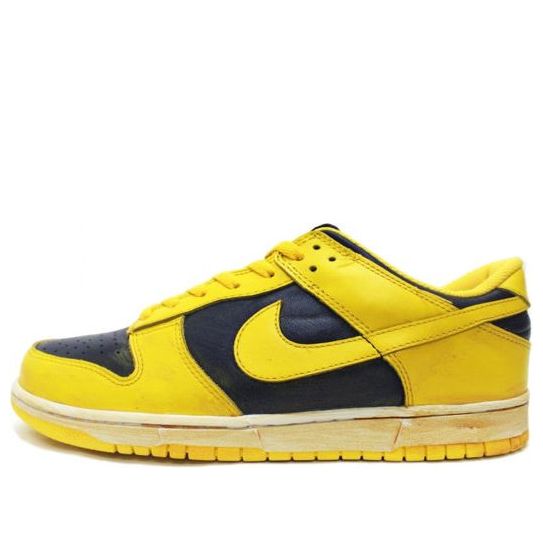 Nike Dunk Low Vintage 'Varsity Maize Midnight Navy' 446242-700 Signature Shoe