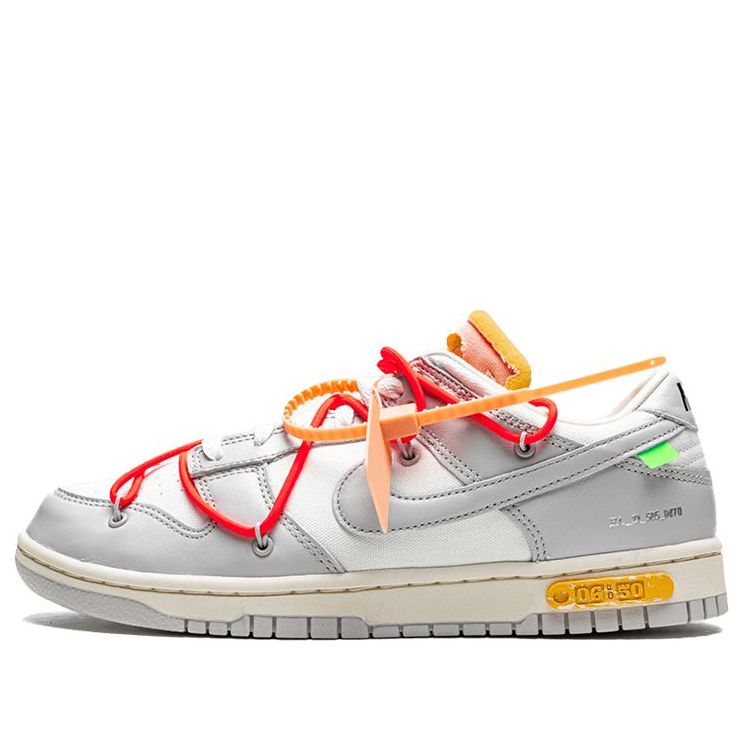 Nike Off-White x Dunk Low 'Lot 06 of 50' DM1602-110 Signature Shoe