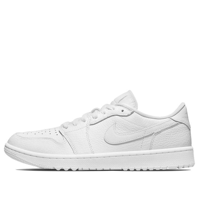 Air Jordan 1 Low Golf 'Triple White' DD9315-101 Signature Shoe
