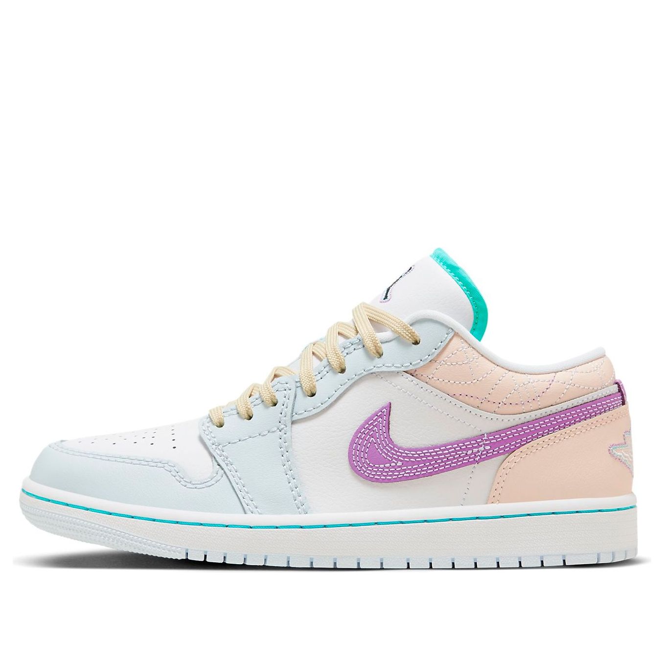 (WMNS) Air Jordan 1 Low 'Multi-Color Sashiko' FV3623-151 Classic Sneakers