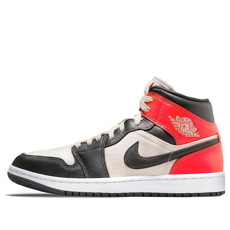 (WMNS) Air Jordan 1 Mid SE 'Newsprint' DQ6078-100 Vintage Sportswear