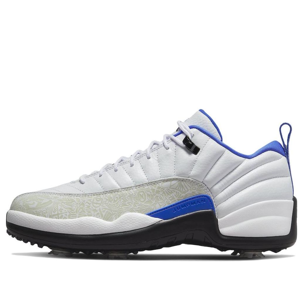 Air Jordan 12 Low Golf 'White Game Royal' DM9015-105 Vintage Sportswear