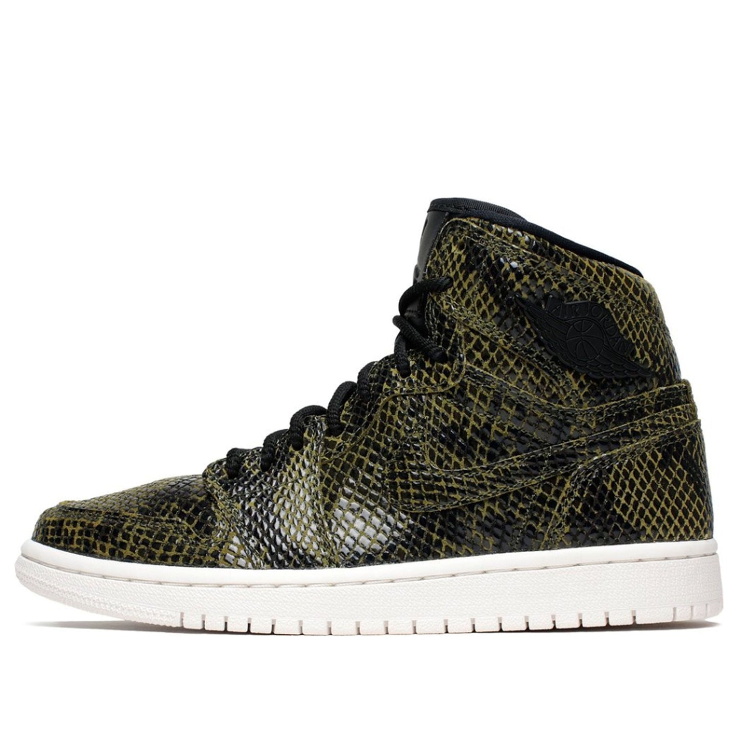 (WMNS) Air Jordan 1 Retro High Premium 'Snakeskin' AH7389-302 Classic Sneakers