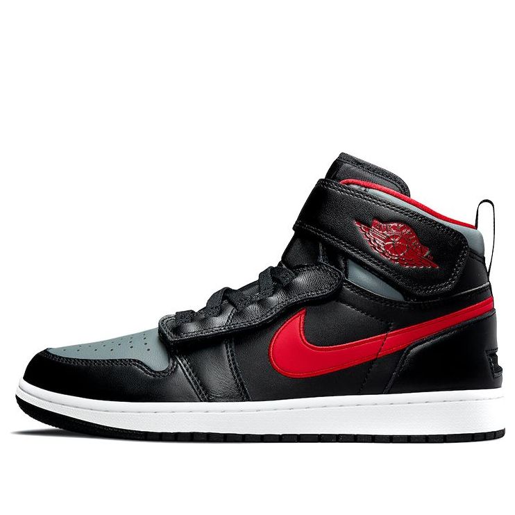 Air Jordan 1 High FlyEase 'Smoke Grey Gym Red' CQ3835-006 Vintage Sportswear