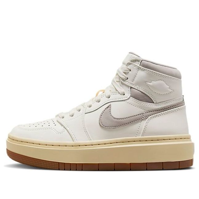 (WMNS) Air Jordan 1 Elevate High 'Sail Grey Gum Medium Brown' DZ3744-100 Classic Sneakers