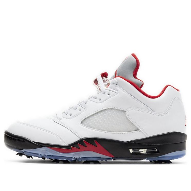Air Jordan 5 Low Golf 'Fire Red' CU4523-100 Classic Sneakers