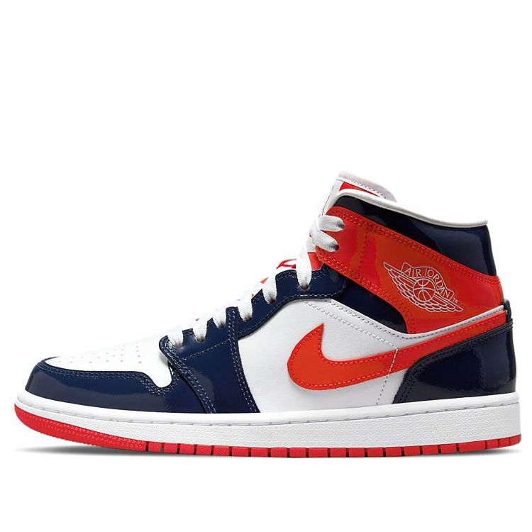 (WMNS) Air Jordan 1 Mid 'Champ Colors' DJ5984-400 Classic Sneakers