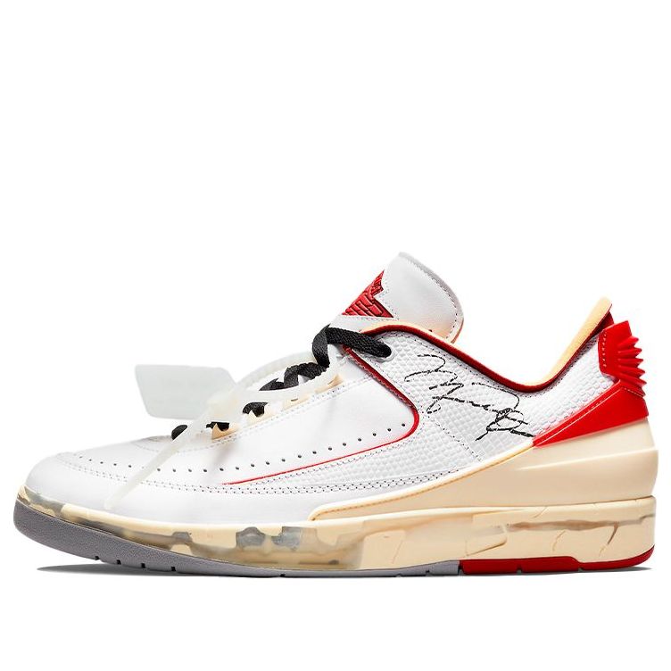 Off-White x Air Jordan 2 Retro Low SP 'White Varsity Red' DJ4375-106 Antique Icons