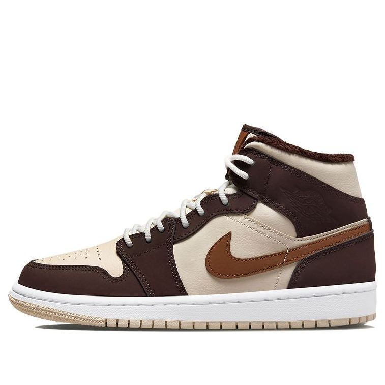 (WMNS) Air Jordan 1 Mid SE 'Cream Dark Chocolate' DO6699-200 Antique Icons