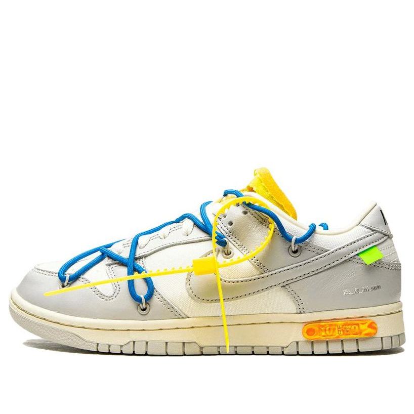 Nike Off-White x Dunk Low 'Lot 10 of 50' DM1602-112 Classic Sneakers