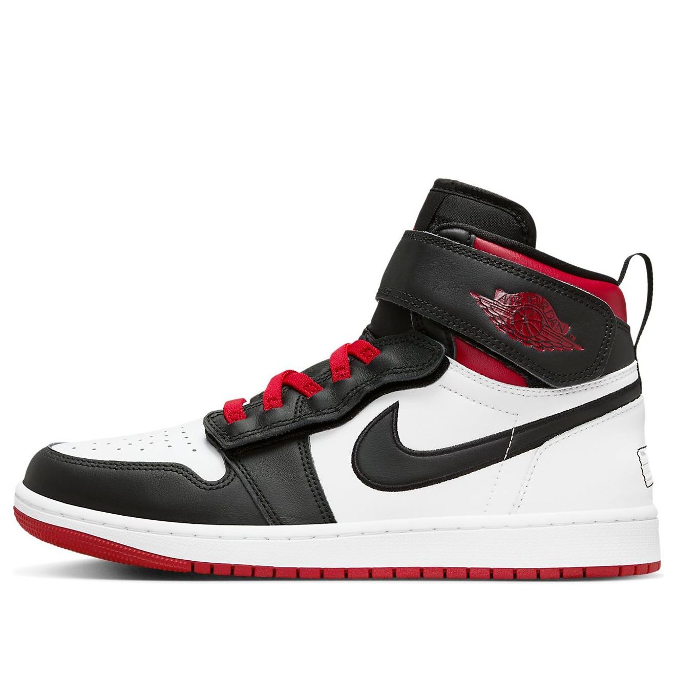 Air Jordan 1 HI Flyease 'Black Gym Red White' CQ3835-106 Cultural Kicks