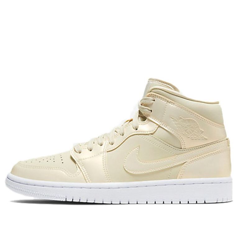 (WMNS) Air Jordan 1 Mid 'Lemon Yellow' CK6587-200 Epochal Sneaker