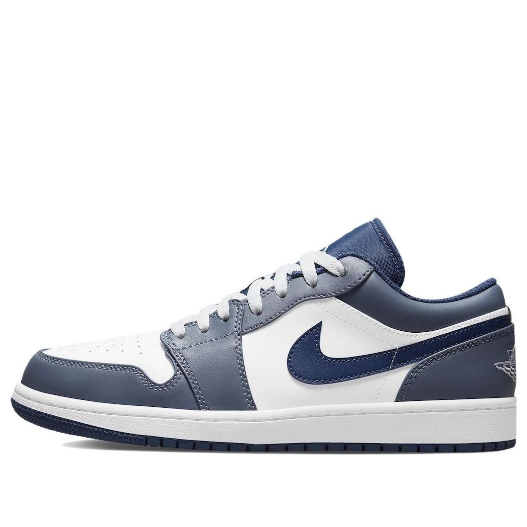 Air Jordan 1 Low 'Ashen Slate' 553558-414 Iconic Trainers