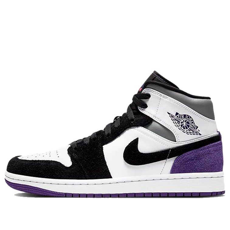 Air Jordan 1 Mid SE 'Varsity Purple' 852542-105 Iconic Trainers
