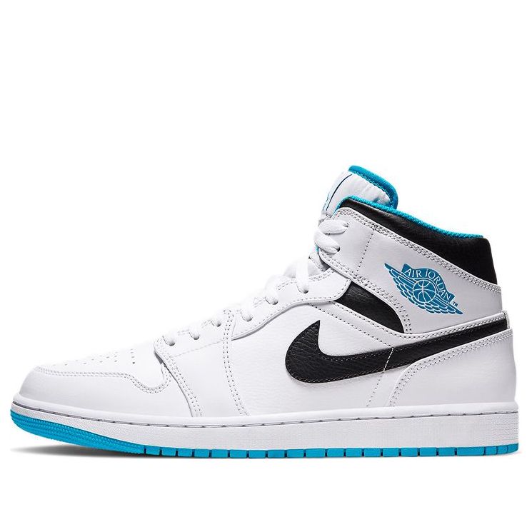 Air Jordan 1 Mid 'Laser Blue' 554724-141 Vintage Sportswear