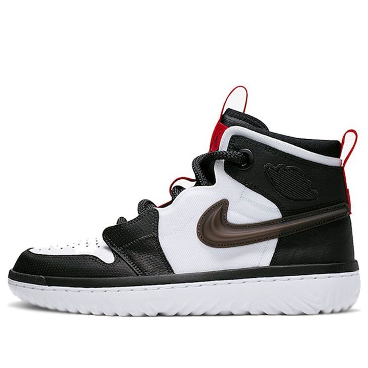 Air Jordan 1 React High 'Black White' AR5321-016 Vintage Sportswear