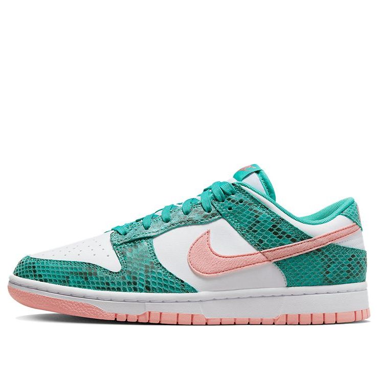 Nike Dunk Low 'Washed Teal Snakeskin' DR8577-300 Iconic Trainers