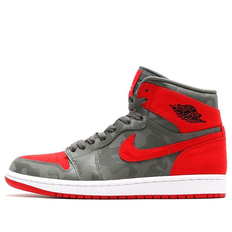Air Jordan 1 Retro High Premium 'Red Camo' AA3993-032 Epochal Sneaker