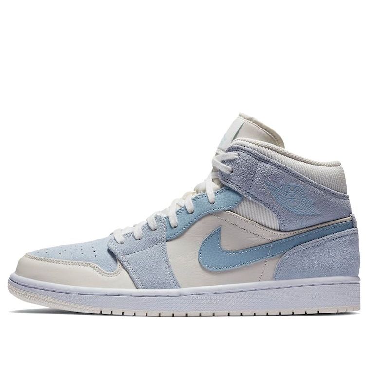 Air Jordan 1 Mid SE 'Sail Light Blue' DA4666-100 Epochal Sneaker