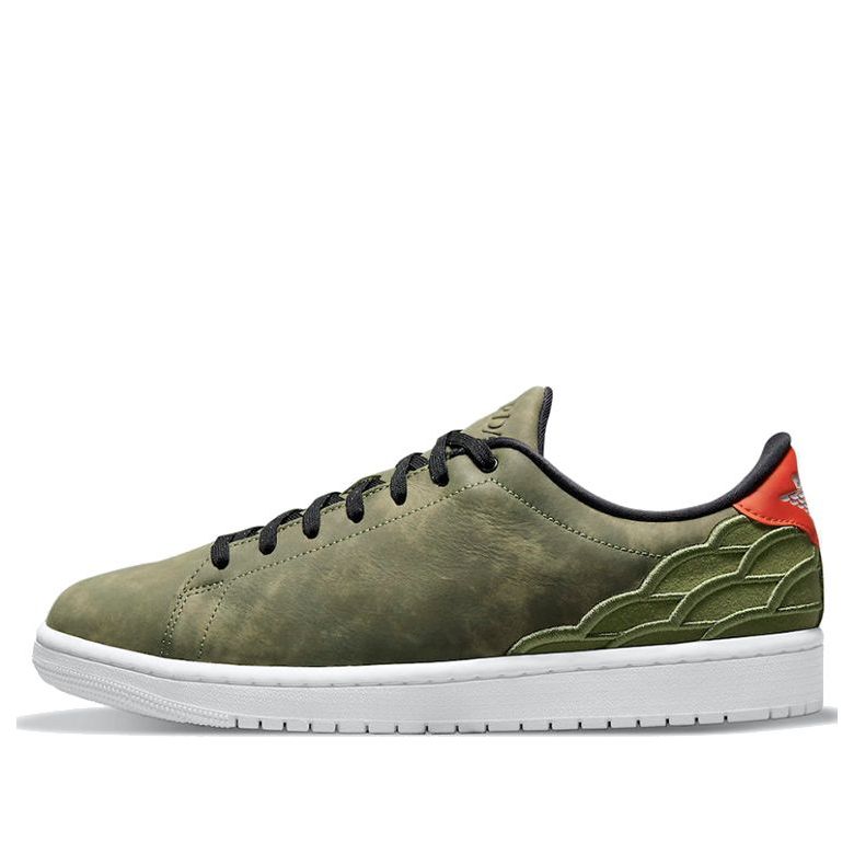 Air Jordan 1 Centre Court 'Oil Green' DJ2756-300 Iconic Trainers