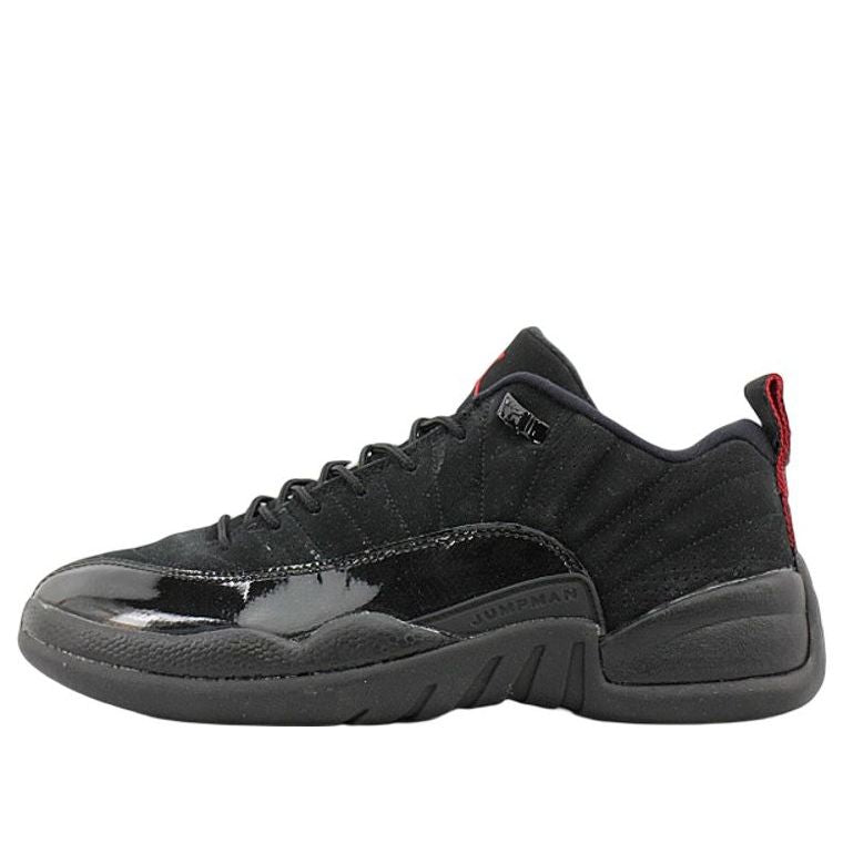 Air Jordan 12 Retro Low 'Black Patent' 308317-001 Signature Shoe