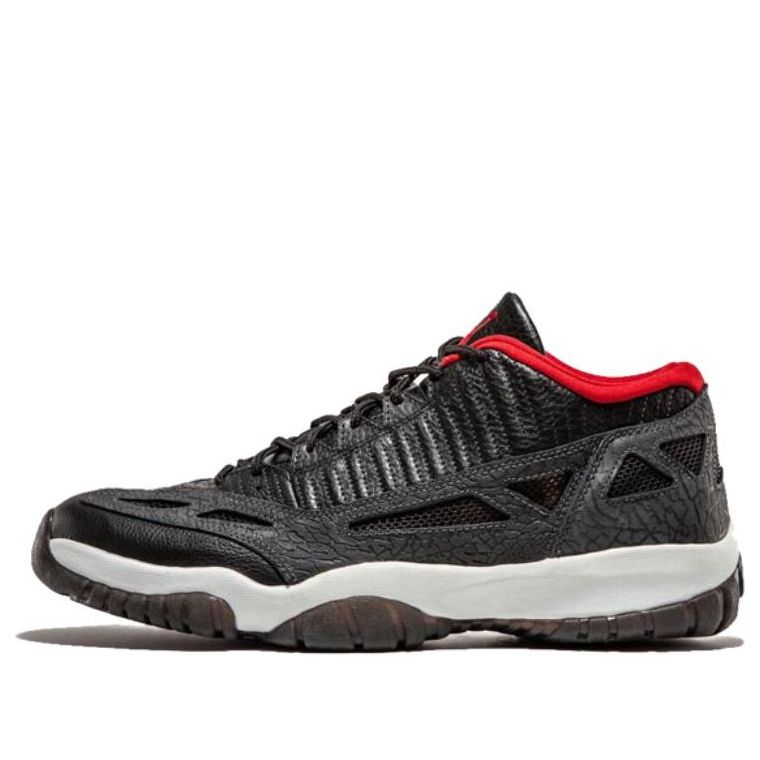 Air Jordan 11 Retro Low IE 'Black Charcoal Red' 2003 306008-061 Antique Icons
