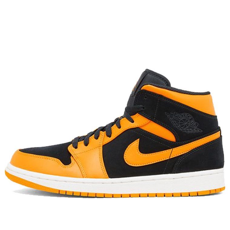 Air Jordan 1 Mid 'Orange Peel' 554724-081 Epochal Sneaker