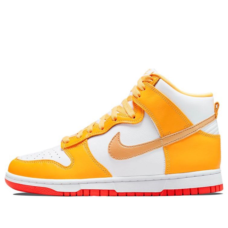 (WMNS) Nike Dunk High 'University Gold Orange' DQ4691-700 Signature Shoe