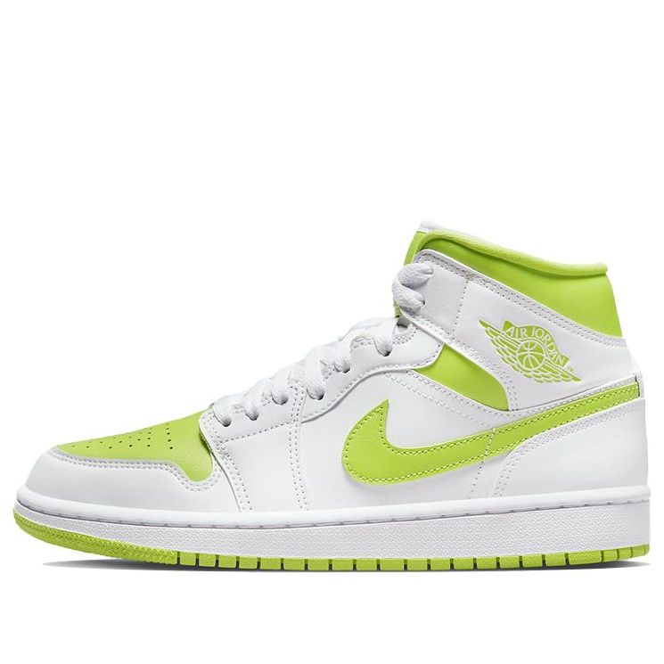 (WMNS) Air Jordan 1 Mid 'White Lime' BQ6472-131 Epochal Sneaker