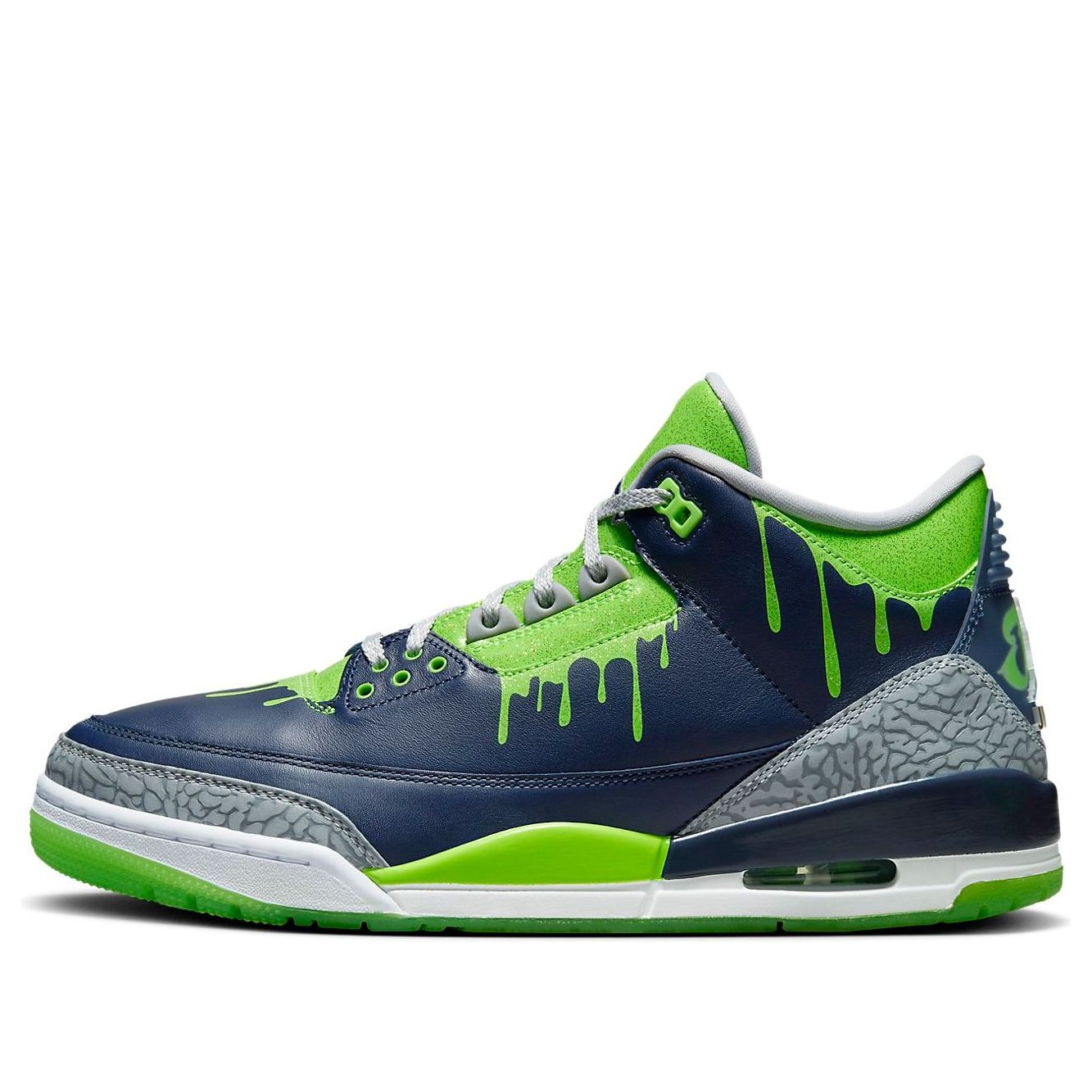 Air Jordan 3 Retro x Doernbecher XIX 'Navy Green' FZ3030-919 Iconic Trainers