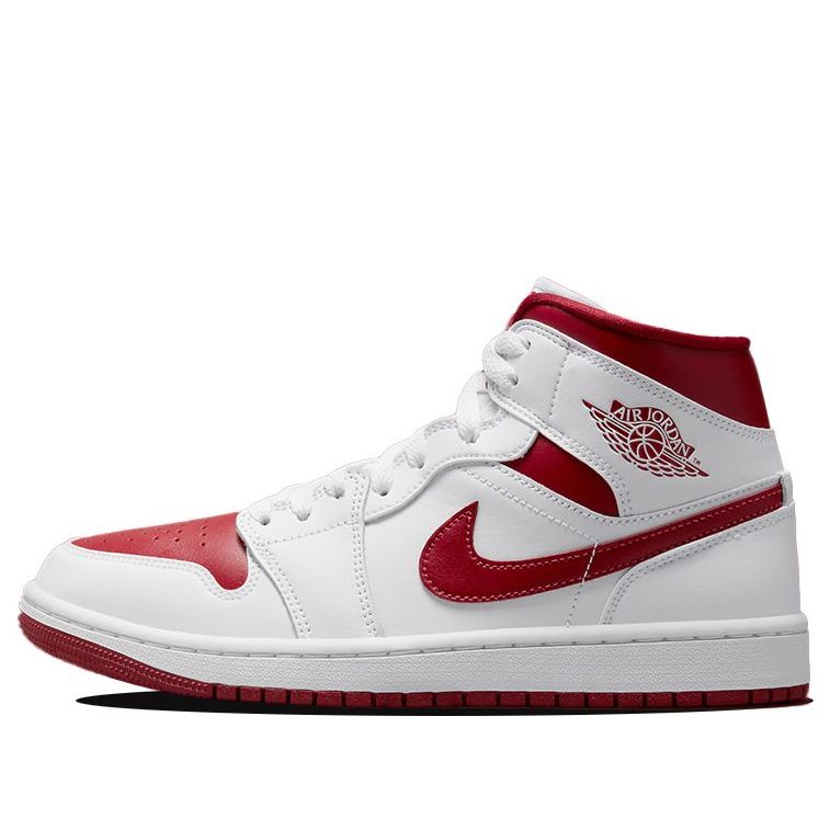 (WMNS) Air Jordan 1 Mid 'White Pomegranate' BQ6472-161 Epoch-Defining Shoes