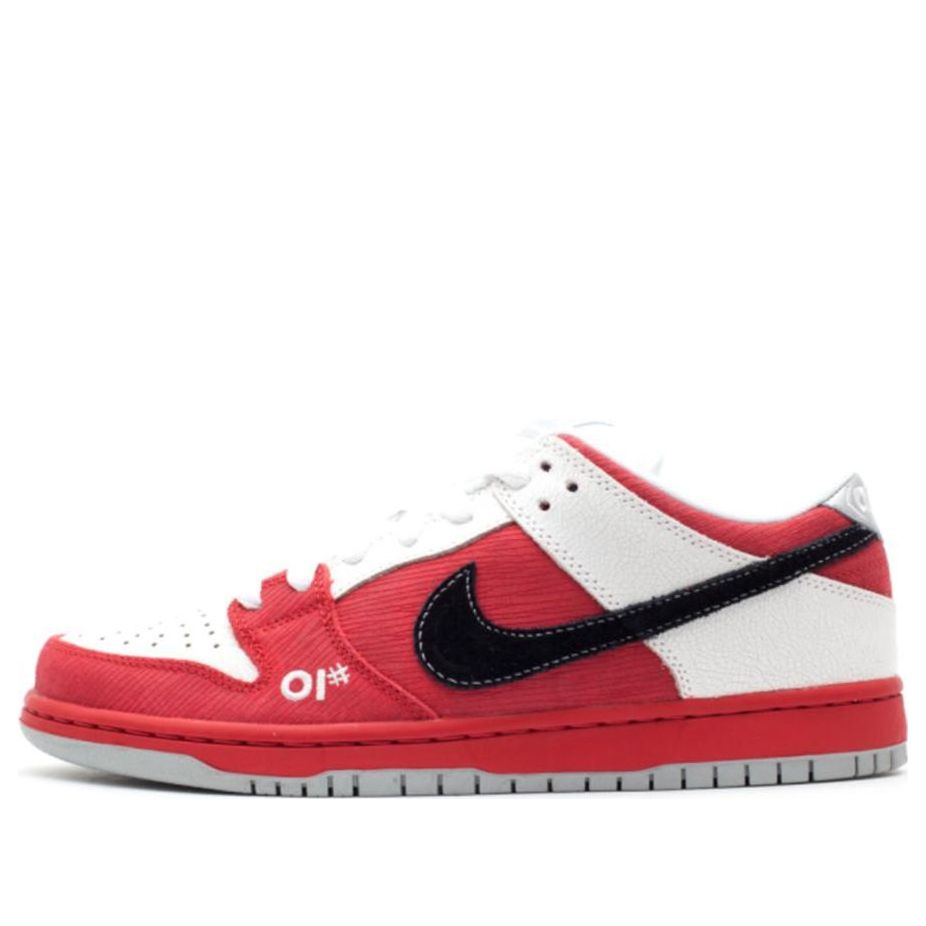 Nike Dunk Low Premium SB Skateboard 'Roller Derby Red Black' 313170-601 Signature Shoe