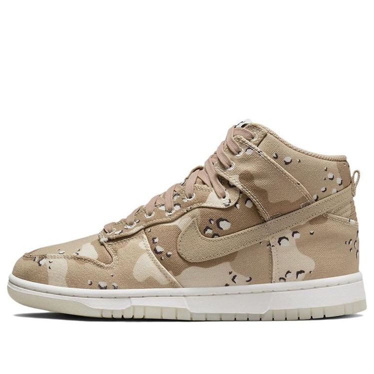 (WMNS) Nike Dunk High 'Desert Camo' DX2314-200 Classic Sneakers