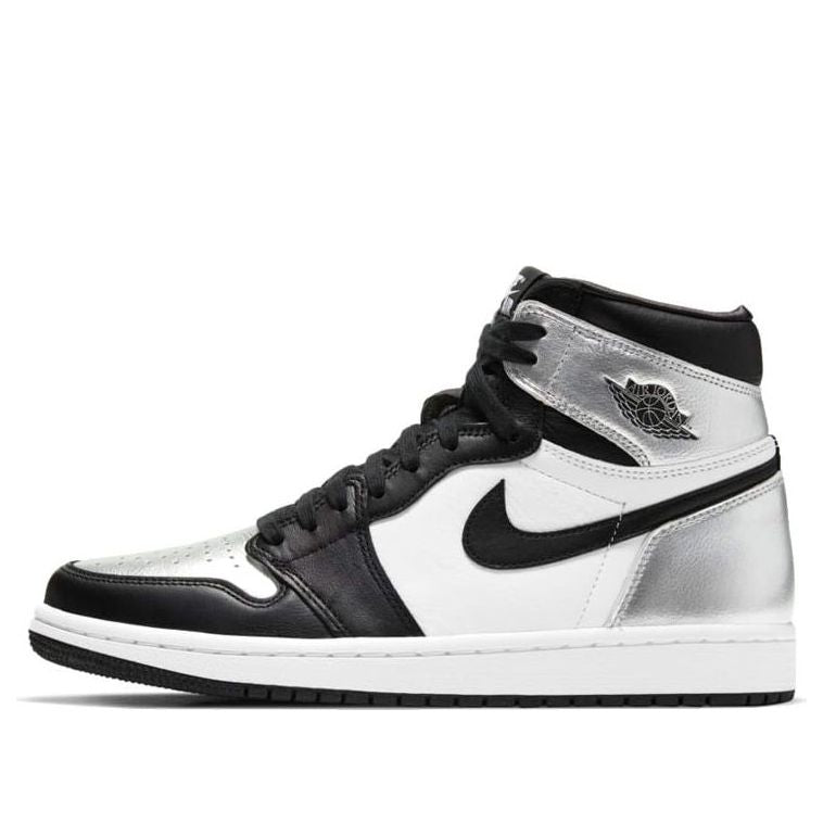 (WMNS) Air Jordan 1 Retro High OG 'Silver Toe' CD0461-001 Vintage Sportswear