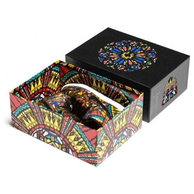 Nike Concepts x SB Skateboard Dunk High Stained Glass Black 313171-606(S-BOX) Iconic Trainers