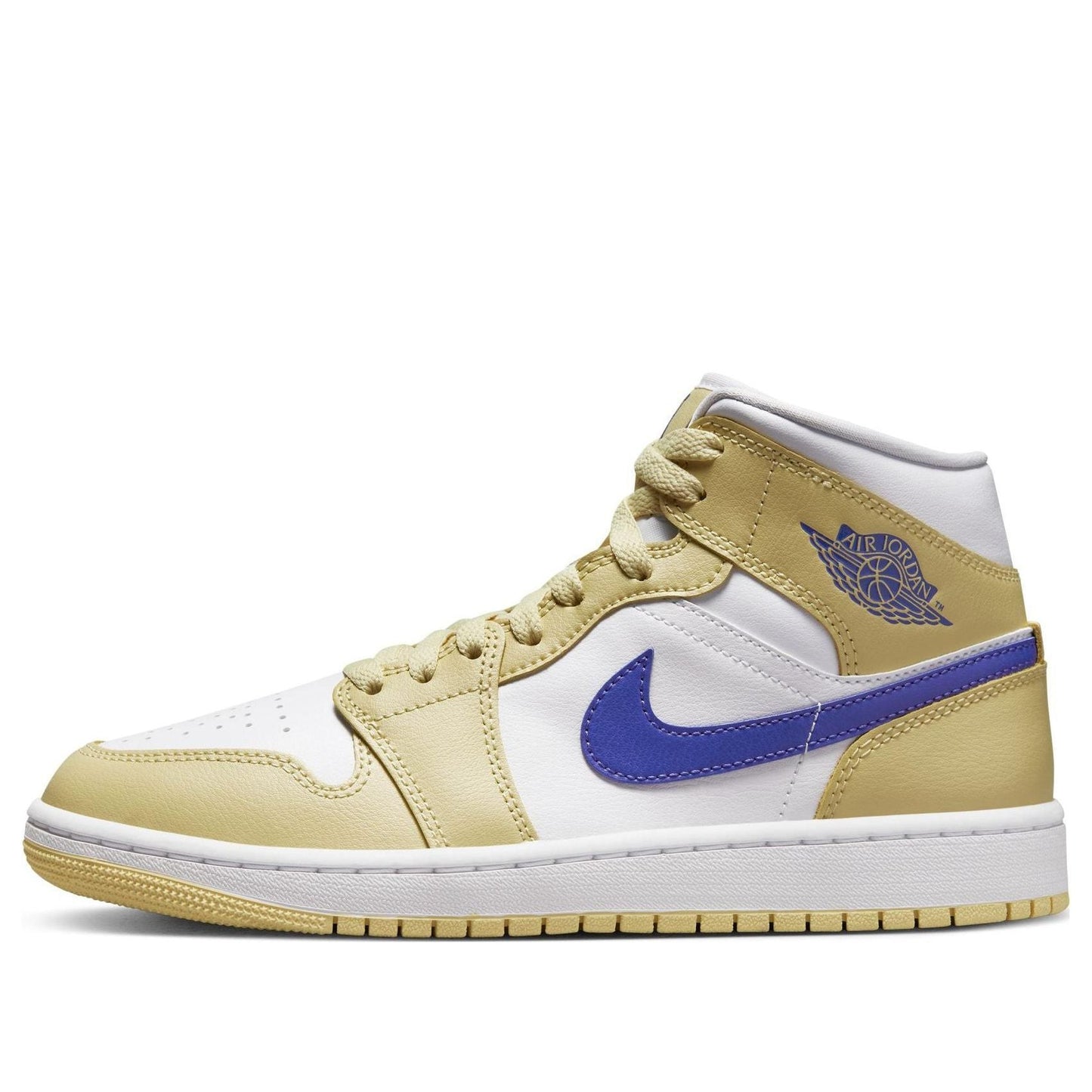 (WMNS) Air Jordan 1 Mid 'Lemon Wash' BQ6472-701 Vintage Sportswear